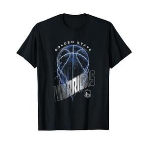 Nba Golden State Warriors Lightning Bolt Basketball  T-Shirt